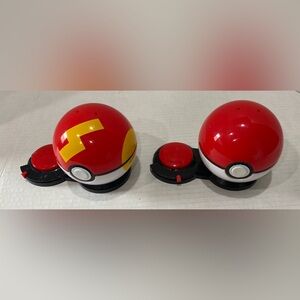 Pokemon Rare Fast Ball Battle Surprise Attack Game Poke Ball Pikachu lot of 2